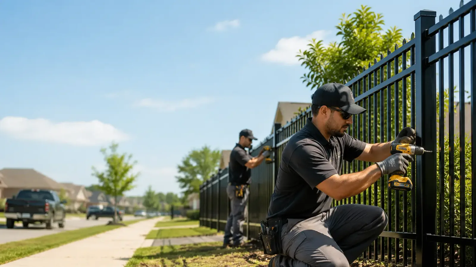 Metal Fence Installation in Centereach, NY